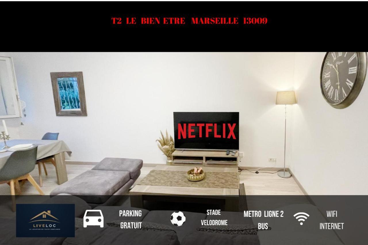 T2 Le Bien Etre Marseille 9Eme-Wifi-Netflix-Metro-Parking-Plage Екстериор снимка